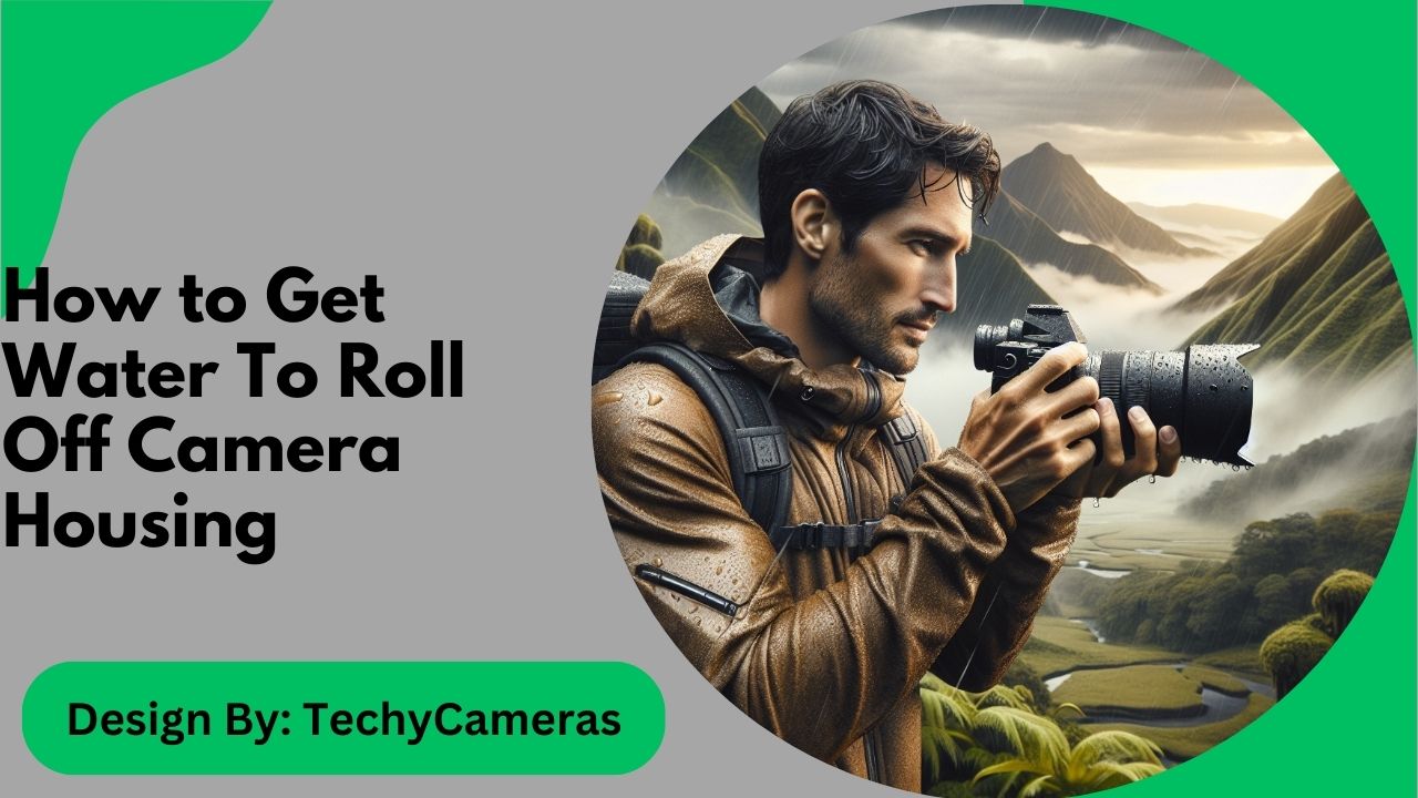 How to Get Water To Roll Off Camera Housing