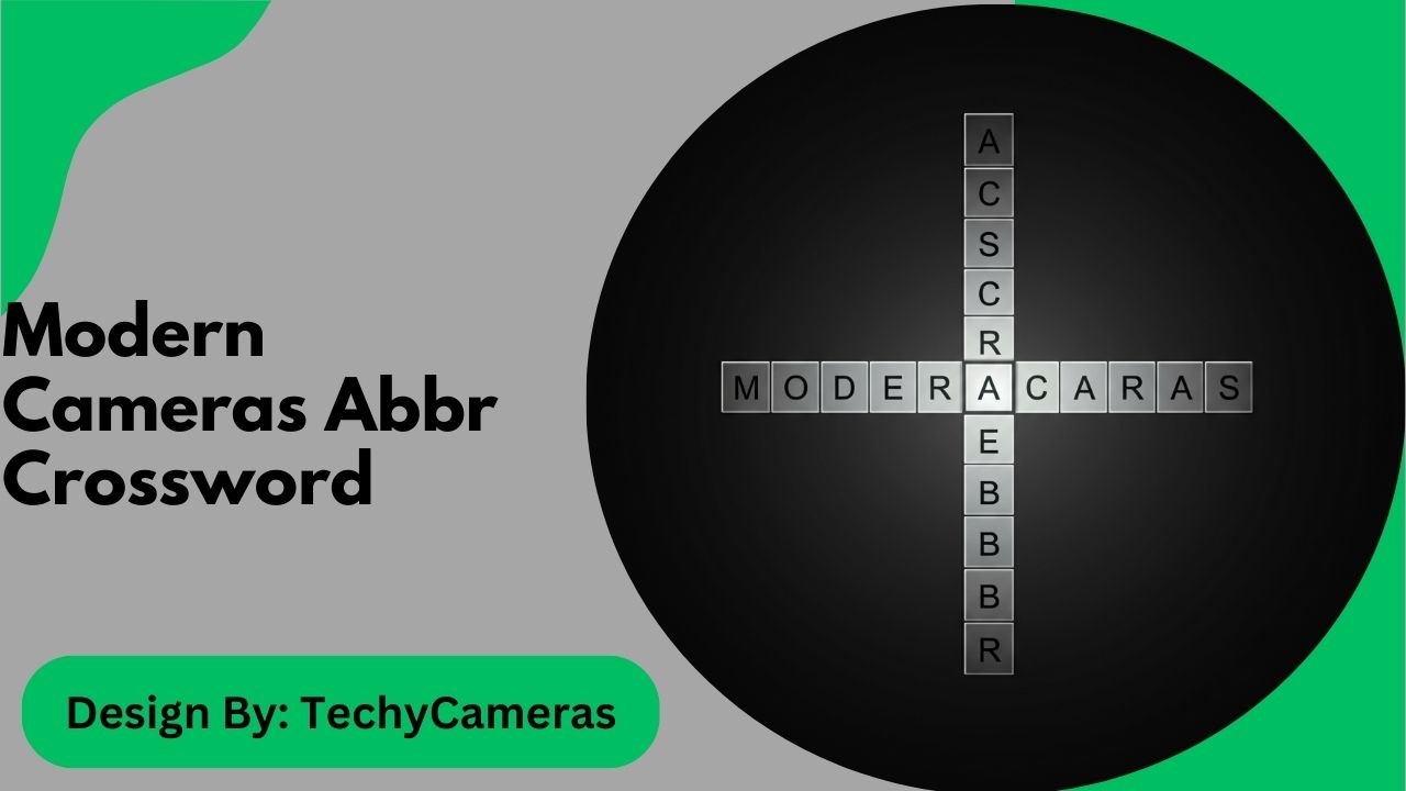 Modern Cameras Abbr Crossword